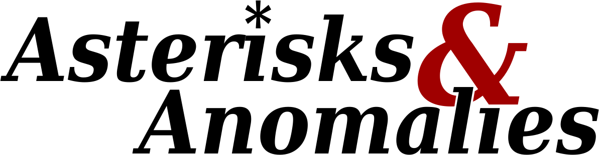 Logo for Asterisks & Anomalies